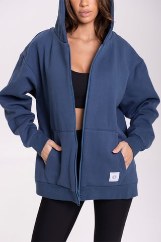 Sweat à capuche Flow - Bleu
