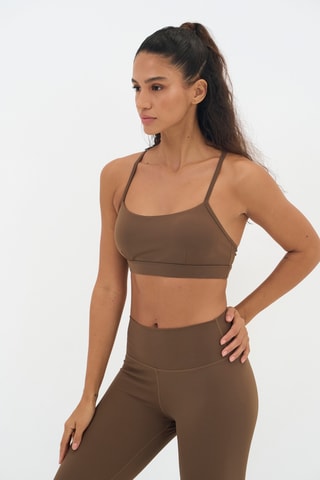 Brassière de sport Geneva - Marron