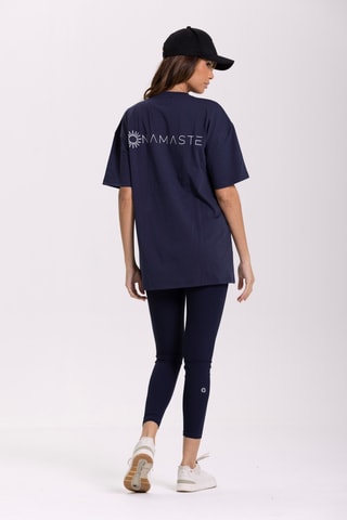 T-shirt oversize - Bleu marine
