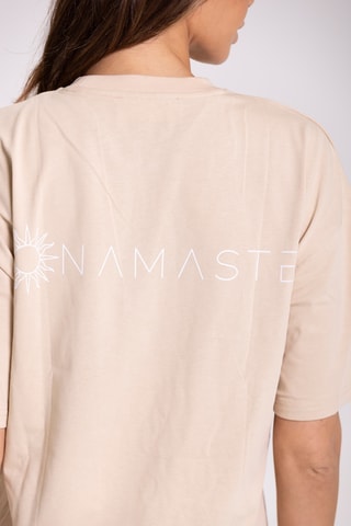 T-shirt oversize - Beige