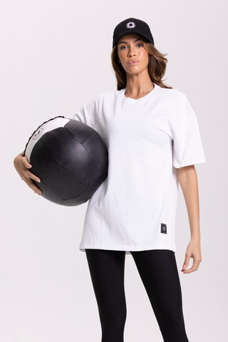 T-shirt oversize - Blanc