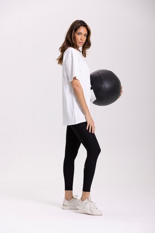 T-shirt oversize - Blanc