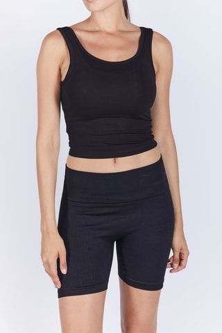 Crop top Safia - Noir