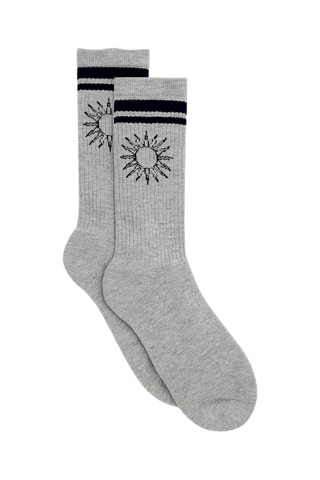 Chaussettes - Gris chiné