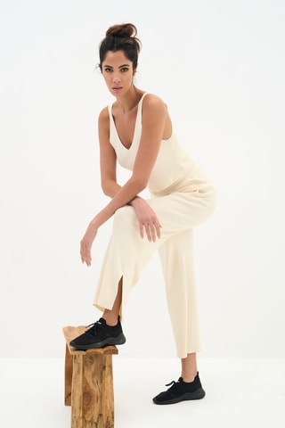 Top et pantalon relaxed Jazz - Ecru
