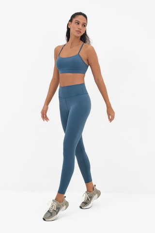 Legging taille haute Geneva - Bleu