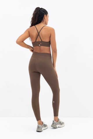 Legging taille haute Geneva - Marron