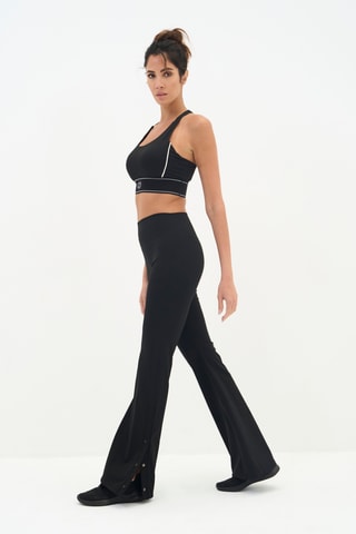 Legging flare taille haute Lea - Noir