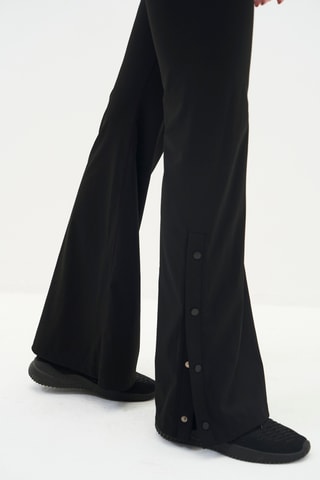 Legging flare taille haute Lea - Noir