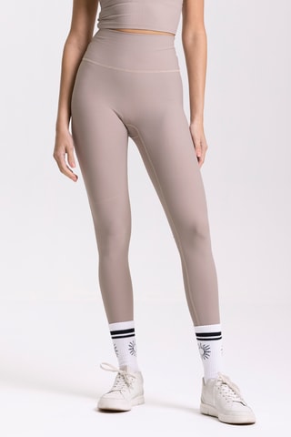 Legging taille haute Lotus - Taupe