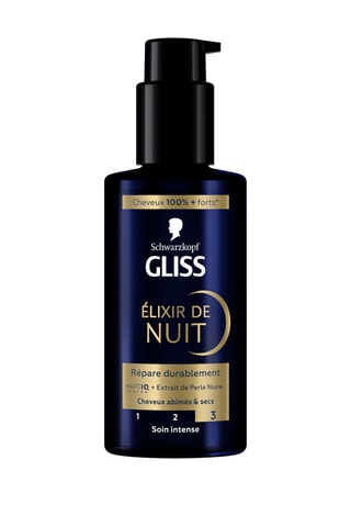 3 x Elixir de Nuit Réparation Gliss Schwarzkopf - 100 ml