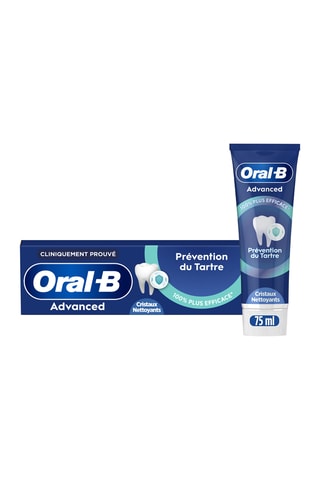 6 x Dentifrice Oral-B Advanced Prévention tartre - 75 ml