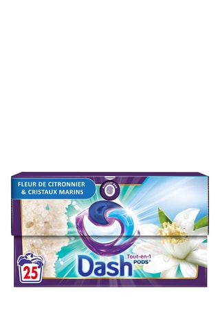 2 x 25 doses Dash Tout-en-1 PODS  -  Tilleul et sel de mer