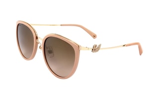 Lunettes de soleil femme ornées de cristaux Swarovski - Verres effet miroir - Catégorie 3 - Swarovski