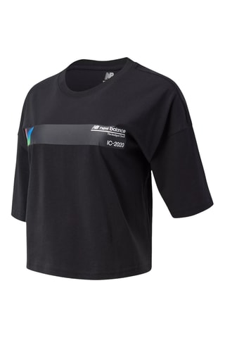 T-shirt regular Optiks - Noir