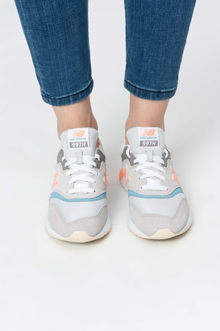 Baskets en cuir NB 997 - Gris