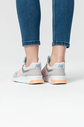 Baskets en cuir NB 997 - Gris