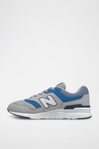 Baskets en nubuck 997 GR997HMG - Gris et bleu