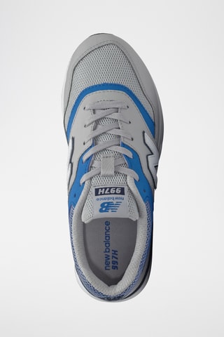 Baskets en nubuck 997 GR997HMG - Gris et bleu