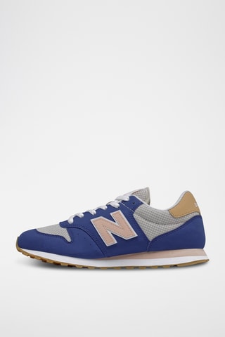 Baskets 500 - Bleu cobalt et marron