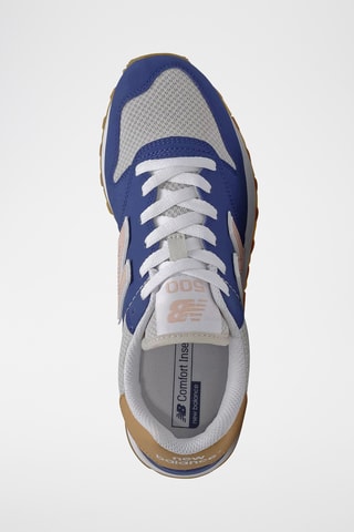 Baskets 500 - Bleu cobalt et marron