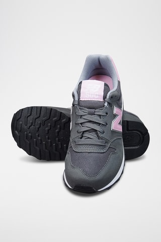 Baskets 500 - Gris et rose