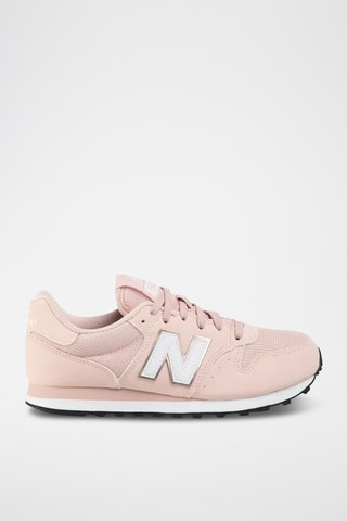 Baskets en nubuck - Rose clair