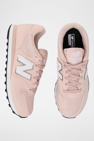 Baskets en nubuck - Rose clair