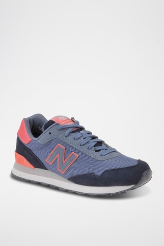 Baskets en nubuck 515 - Bleu pétrole
