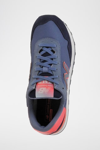 Baskets en nubuck 515 - Bleu pétrole