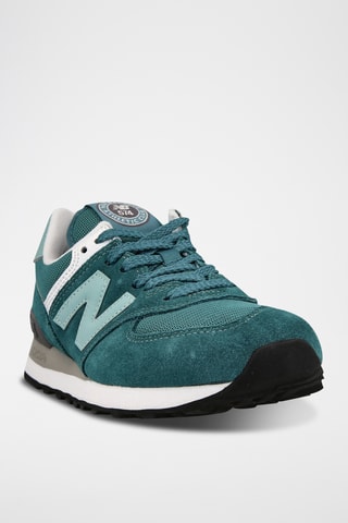 Baskets en nubuck - Turquoise