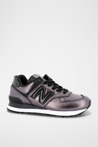 Baskets en cuir 574 - Taupe