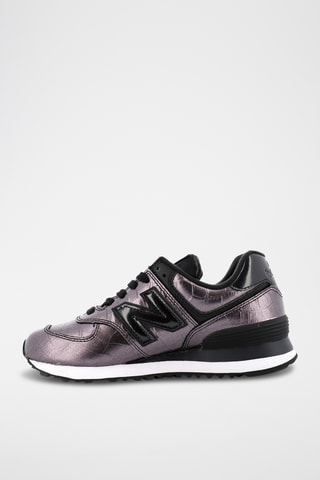 Baskets en cuir 574 - Taupe