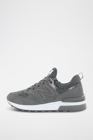 Baskets en nubuck 574 - Gris foncé