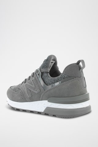 Baskets en nubuck 574 - Gris foncé