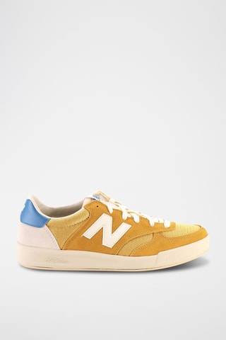 Baskets en nubuck - Moutarde