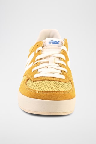 Baskets en nubuck - Moutarde