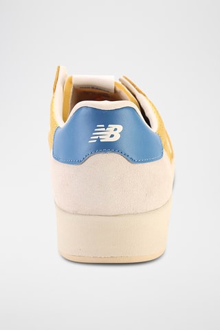 Baskets en nubuck - Moutarde