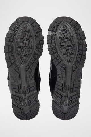 Chaussures montantes de randonnée fourrées en cuir 574 - Noir