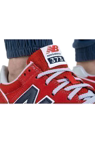 Chaussures de running en cuir 373 - Rouge