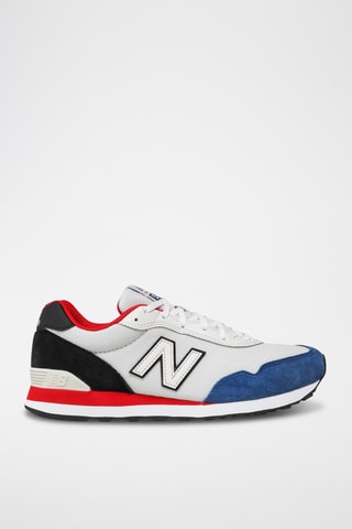 Chaussures de running en cuir 515 - Blanc