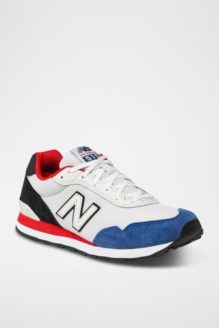 Chaussures de running en cuir 515 - Blanc