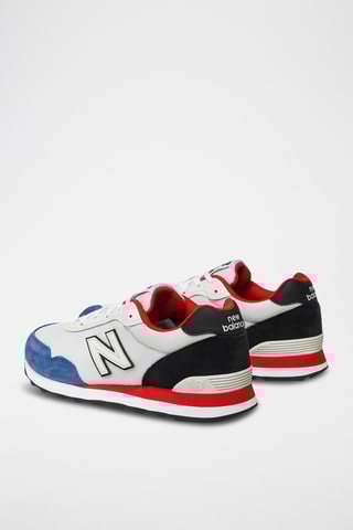 Chaussures de running en cuir 515 - Blanc