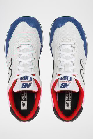 Chaussures de running en cuir 515 - Blanc