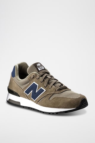 Chaussures de running en cuir 997 - Marron