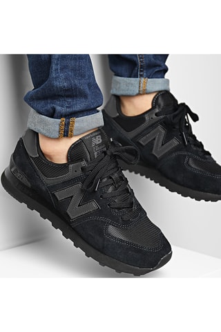 Baskets en cuir Lifestyle 574 - Noir