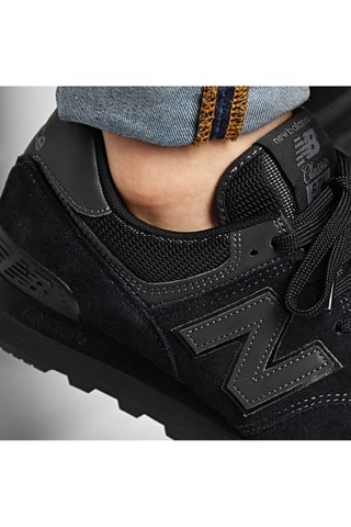 Baskets en cuir Lifestyle 574 - Noir