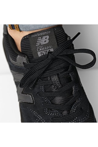 Baskets en cuir Lifestyle 574 - Noir
