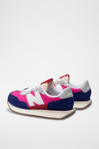 Baskets GS237EG en nubuck - Bleu marine et rose