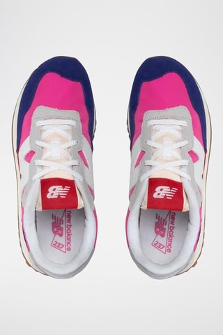 Baskets GS237EG en nubuck - Bleu marine et rose